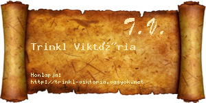Trinkl Viktória névjegykártya